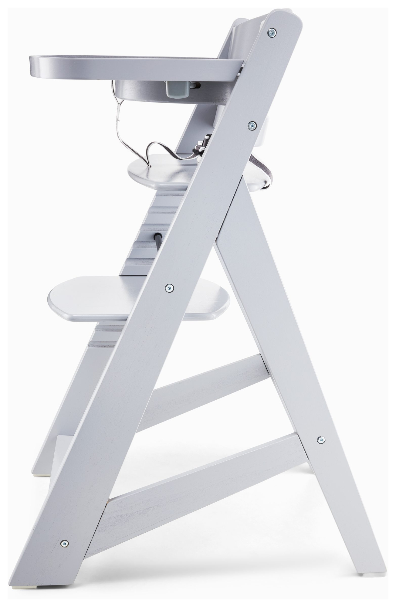 Lesen stol za hranjenje Moby-System WOODY - siva barva