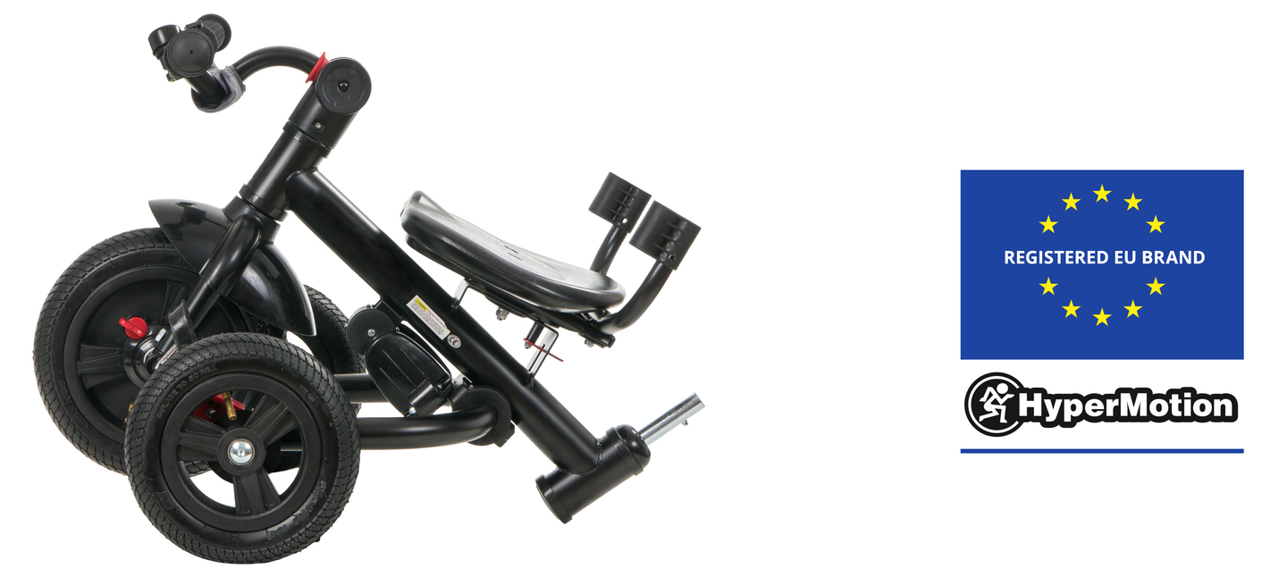 Tobi Velar tricikel + dežna folija - siva