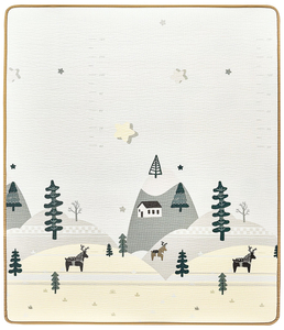 Dvostranska podloga iz pene XXL - zvitek 1 CM (gozd in gore)