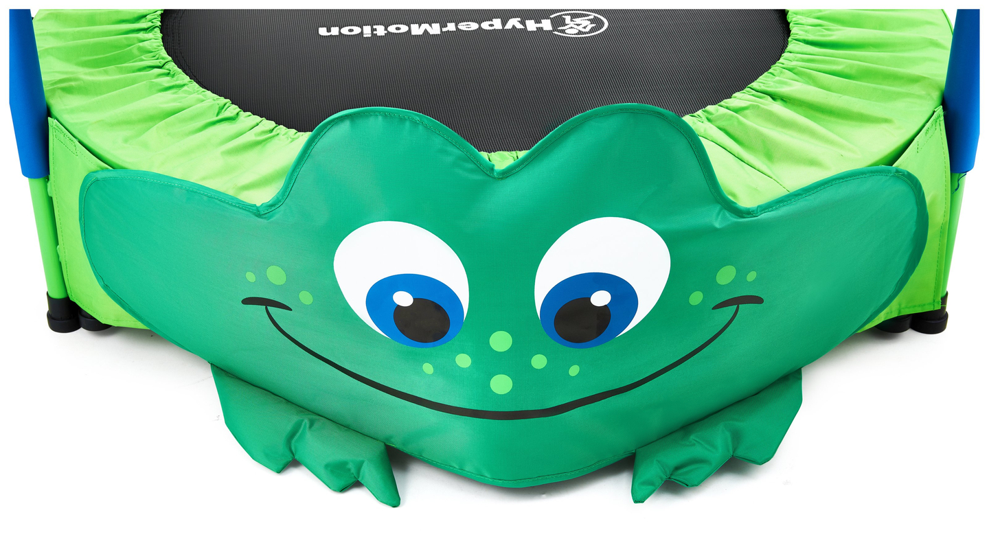Frog - mini trampolin za otroke - z ročajem - največ 50 kg - 91 cm - za dom in vrt