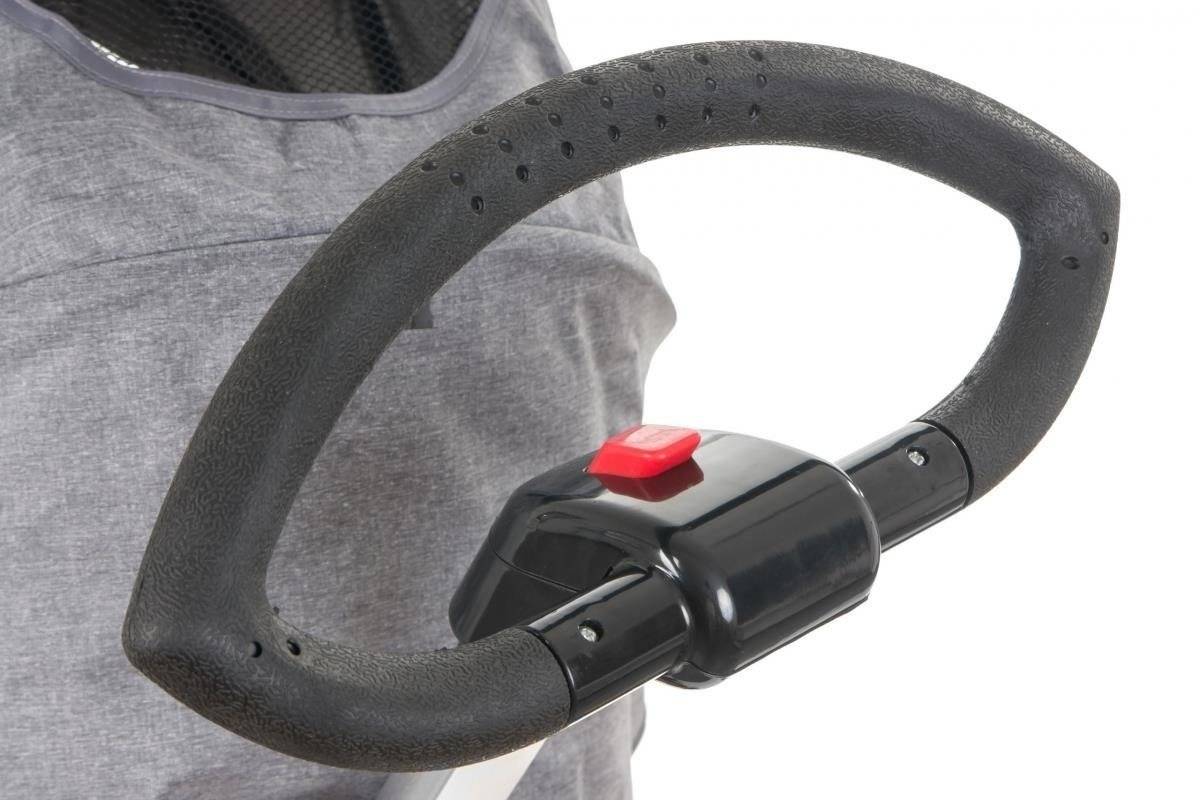 Tobi Velar tricikel + dežna folija - siva