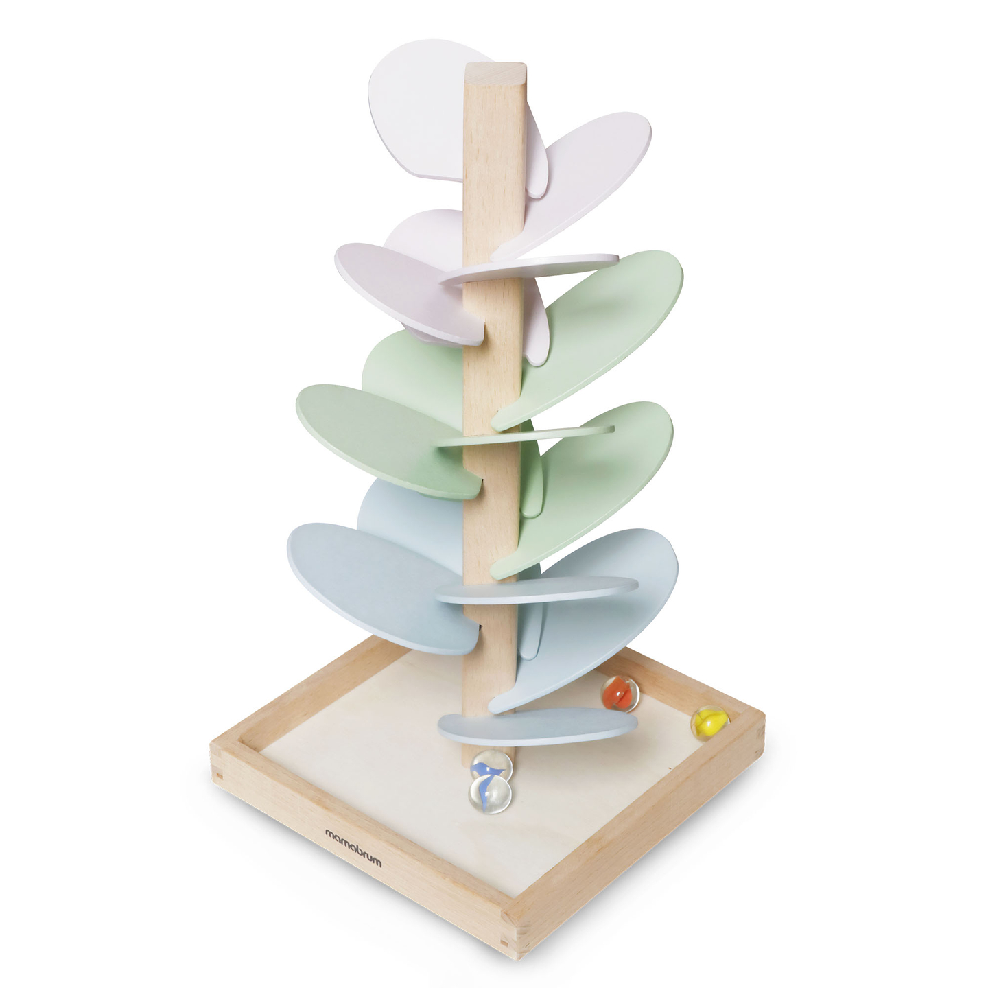 Leseni kulodrom - zvočno drevo s kroglicami