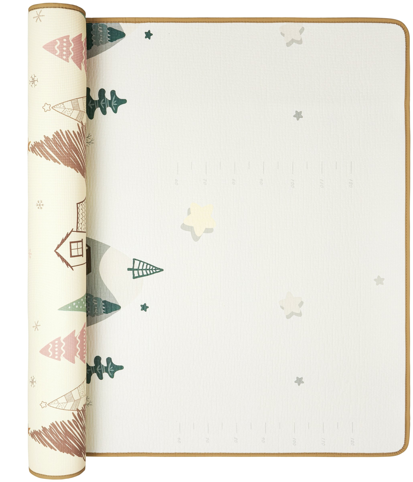 Dvostranska podloga iz pene XXL - zvitek 1 CM (gozd in gore)