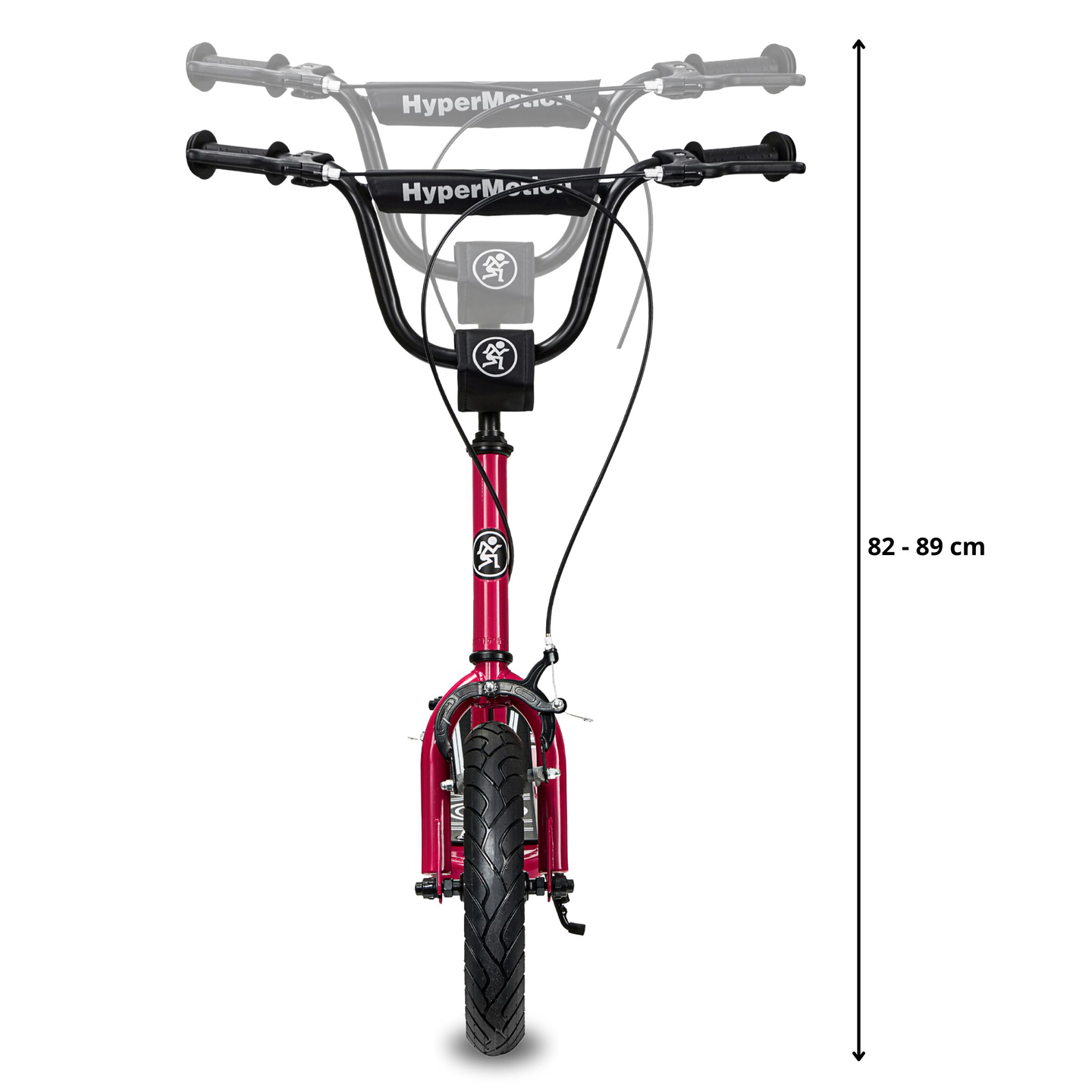 Skuter HyperMotion RUBY 12 (30 cm napihljiva kolesa) - fuksija/magenta