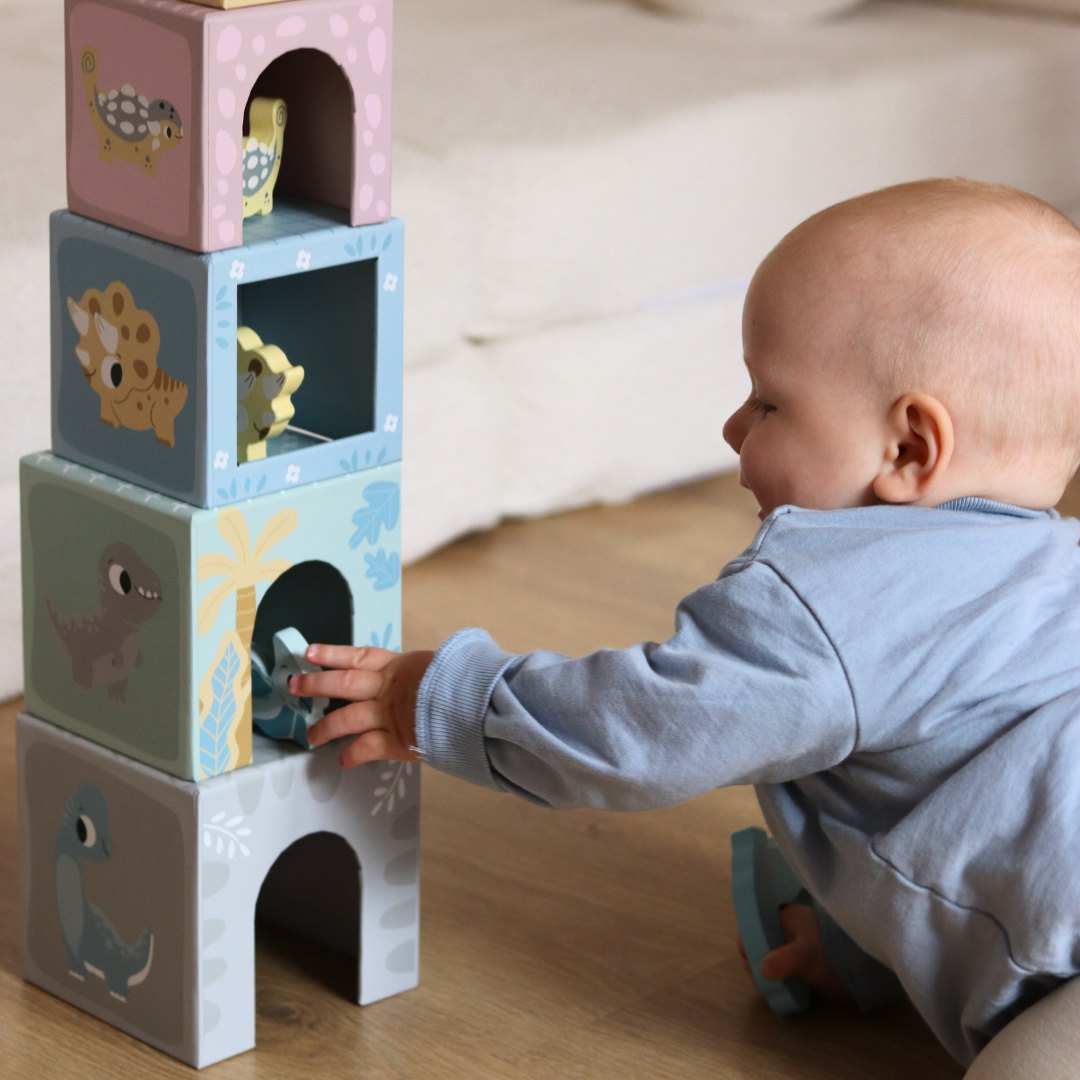 Sortirni stolp s figurami Dinozavri