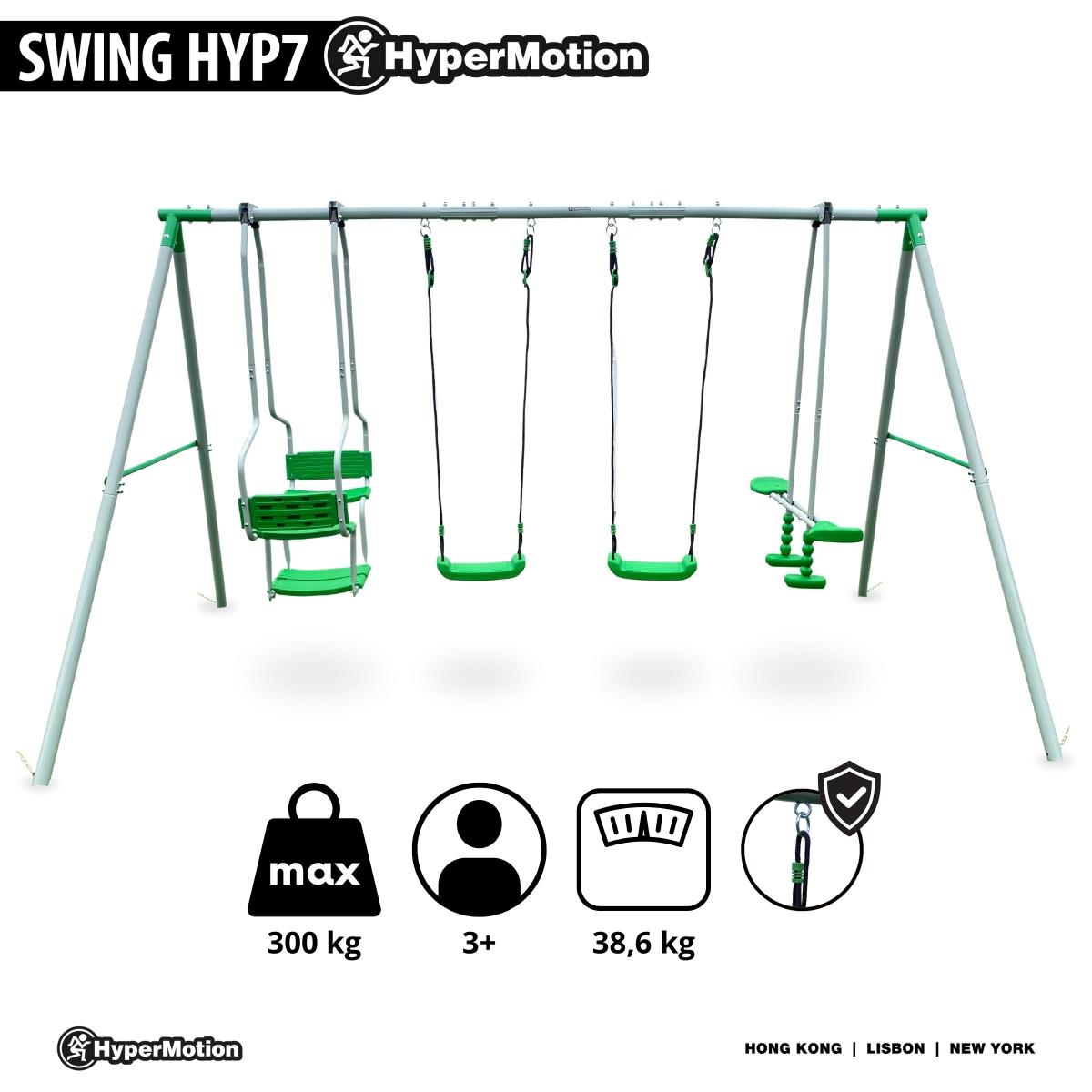 Gugalnica za 6 oseb za otroke - vrtno igrišče