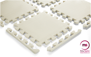 Penasta sestavljanka 12 kosov. - izobraževalna podloga iz pene 120 x 90 x 1.2cm z robovi - siva