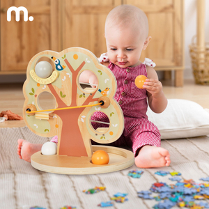 Lesena kroglica za drsenje - Zeleno drevo