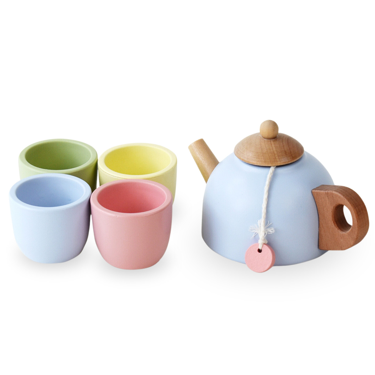 Lesen čajni set s pladnjem - 7 kosov