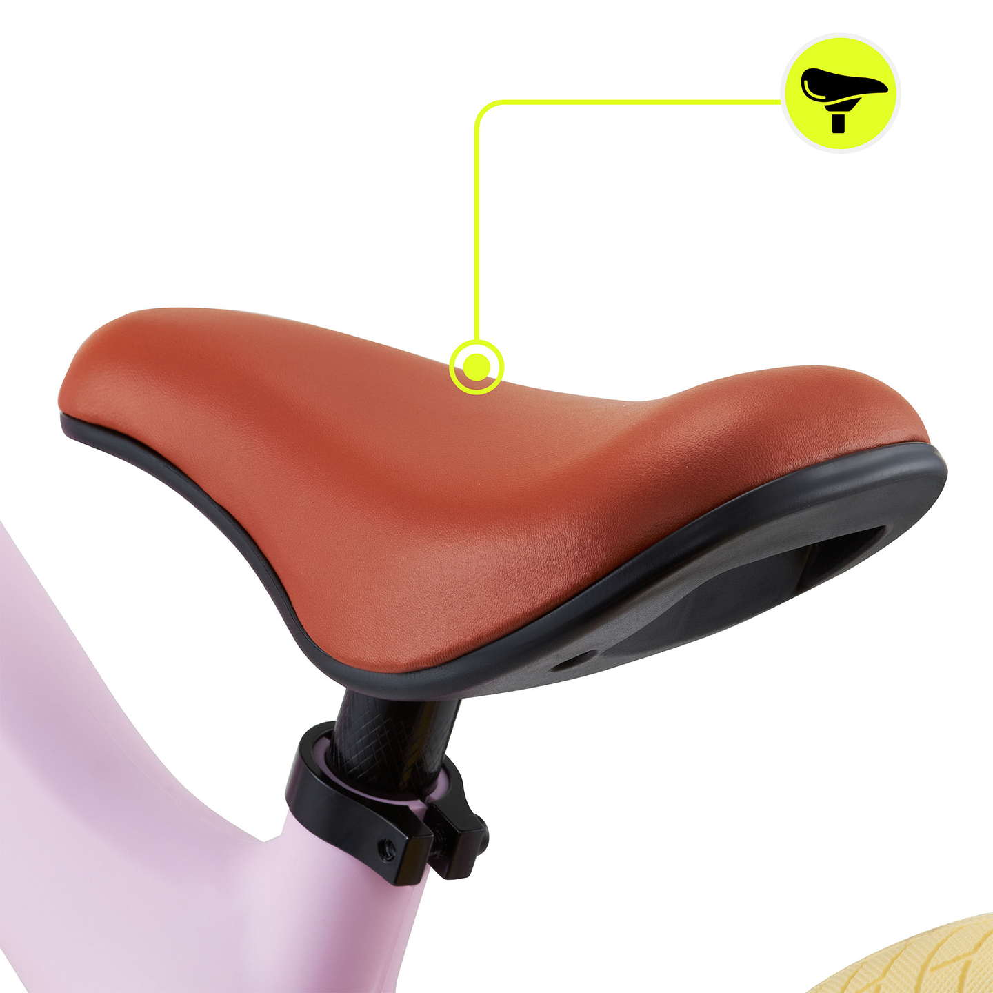 Otroško kolo za tek na smučeh HyperMotion Marcelo - roza