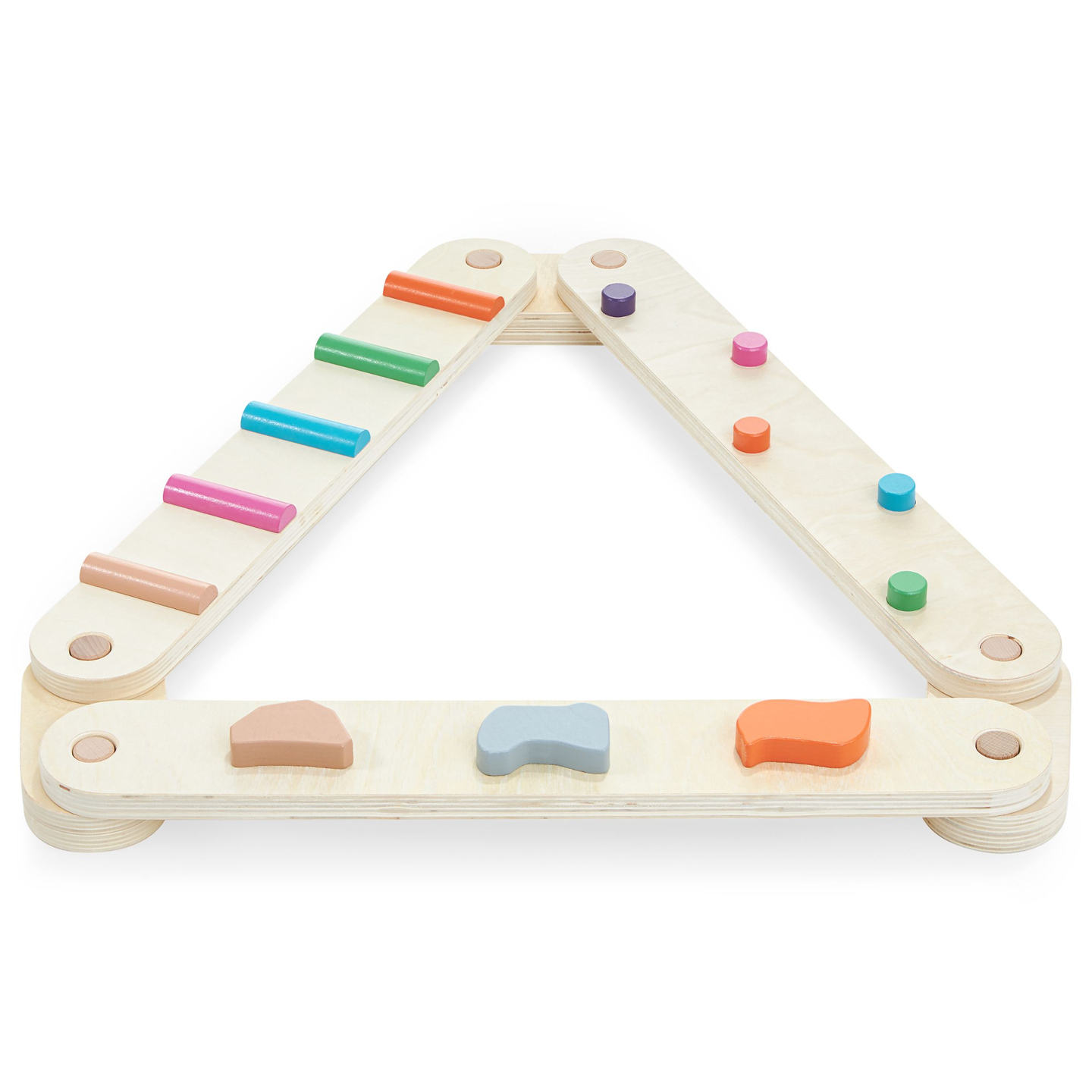 Lesena steza za ravnotežje - senzorična pot - 14 elementov