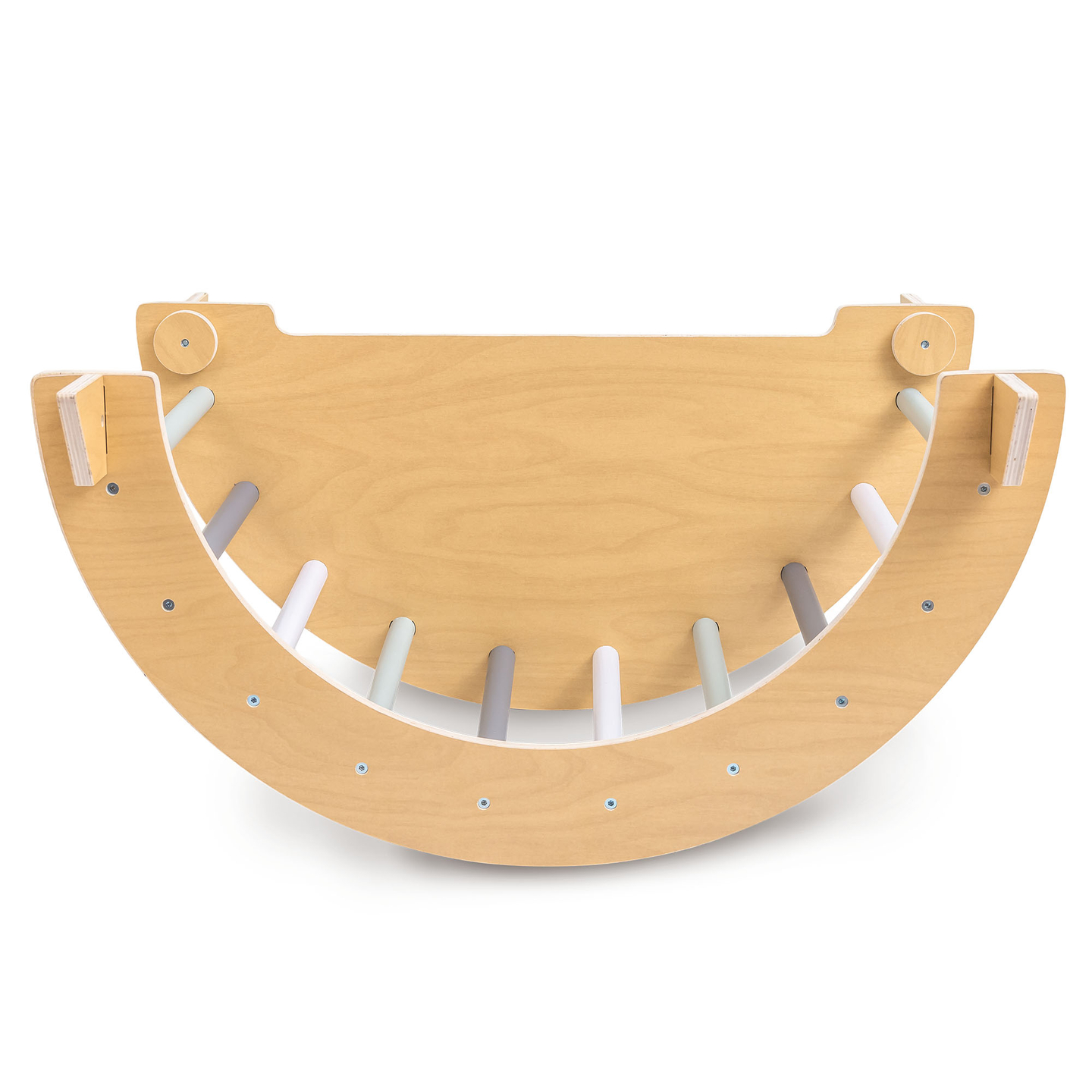 Leseno notranje igrišče za otroke - plezalna stena, tobogan, plezalni lok/gugalnica in Piklerjev trikotnik