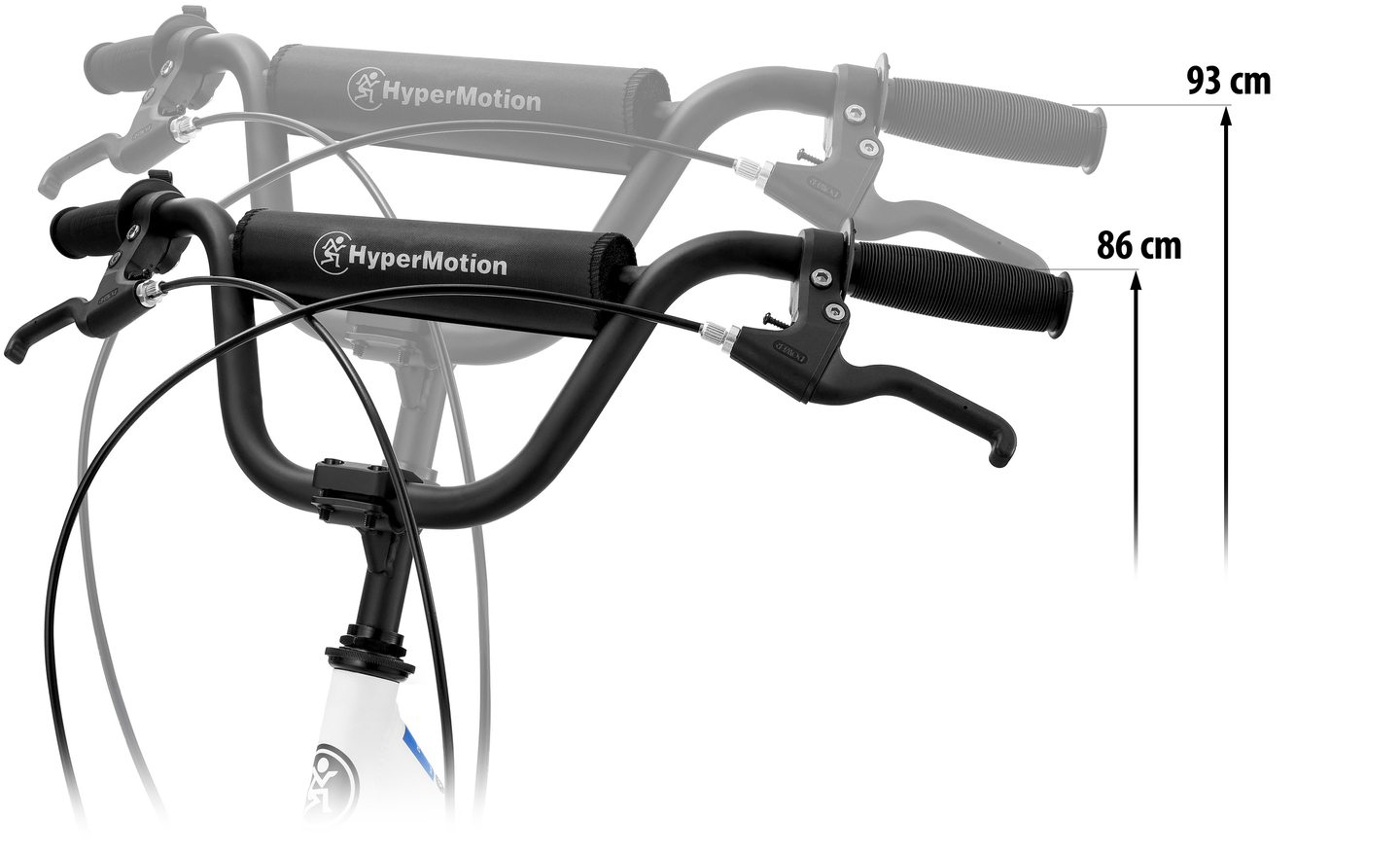 Mestni skuter HyperMotion RIVA z napihljivimi kolesi 50 cm in 40 cm