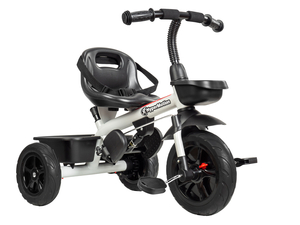 HyperMotion TOBI VECTOR tricikel - večna napihljiva kolesa + tlačilka. Barva: svetlo siva.