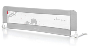 Varnostna ograja za posteljo - Posteljna ograja - siva