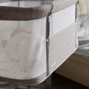 Podaljšek za otroško posteljico Moby-Sistem LUNA 3v1 - siva