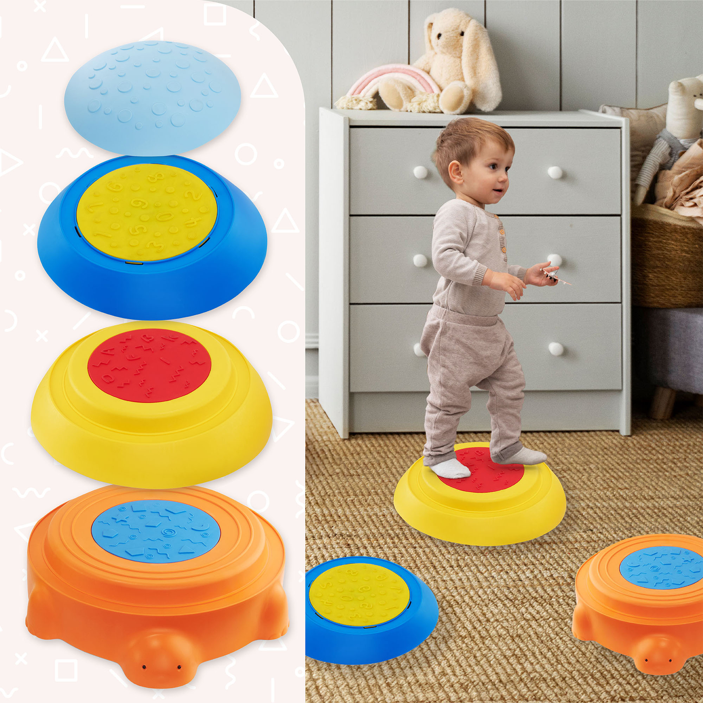 Senzorična pot za otroke - Pisana želva