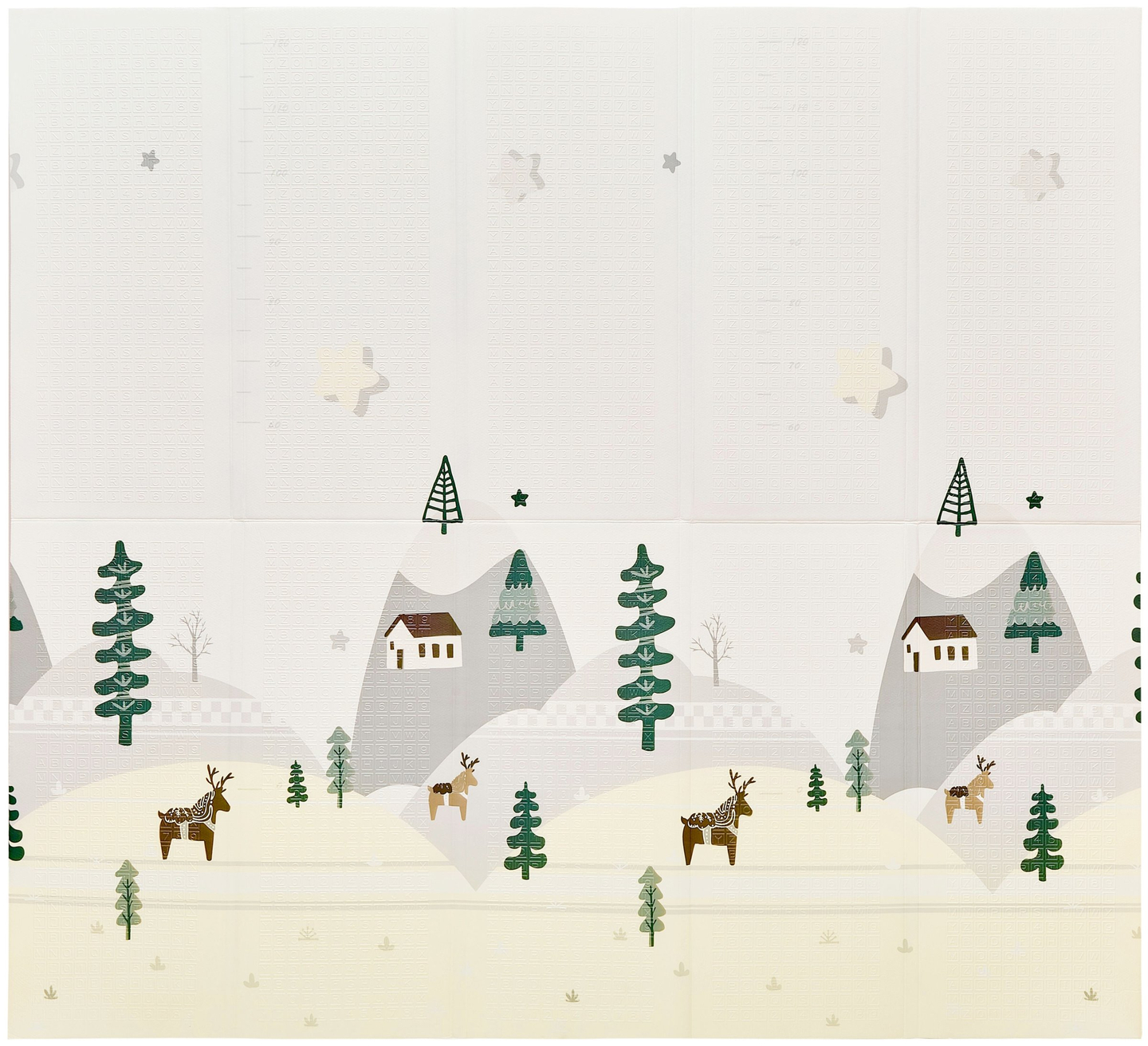 Dvostranska penasta podloga XXL - zložljiva 1 CM (gorska in cestna)