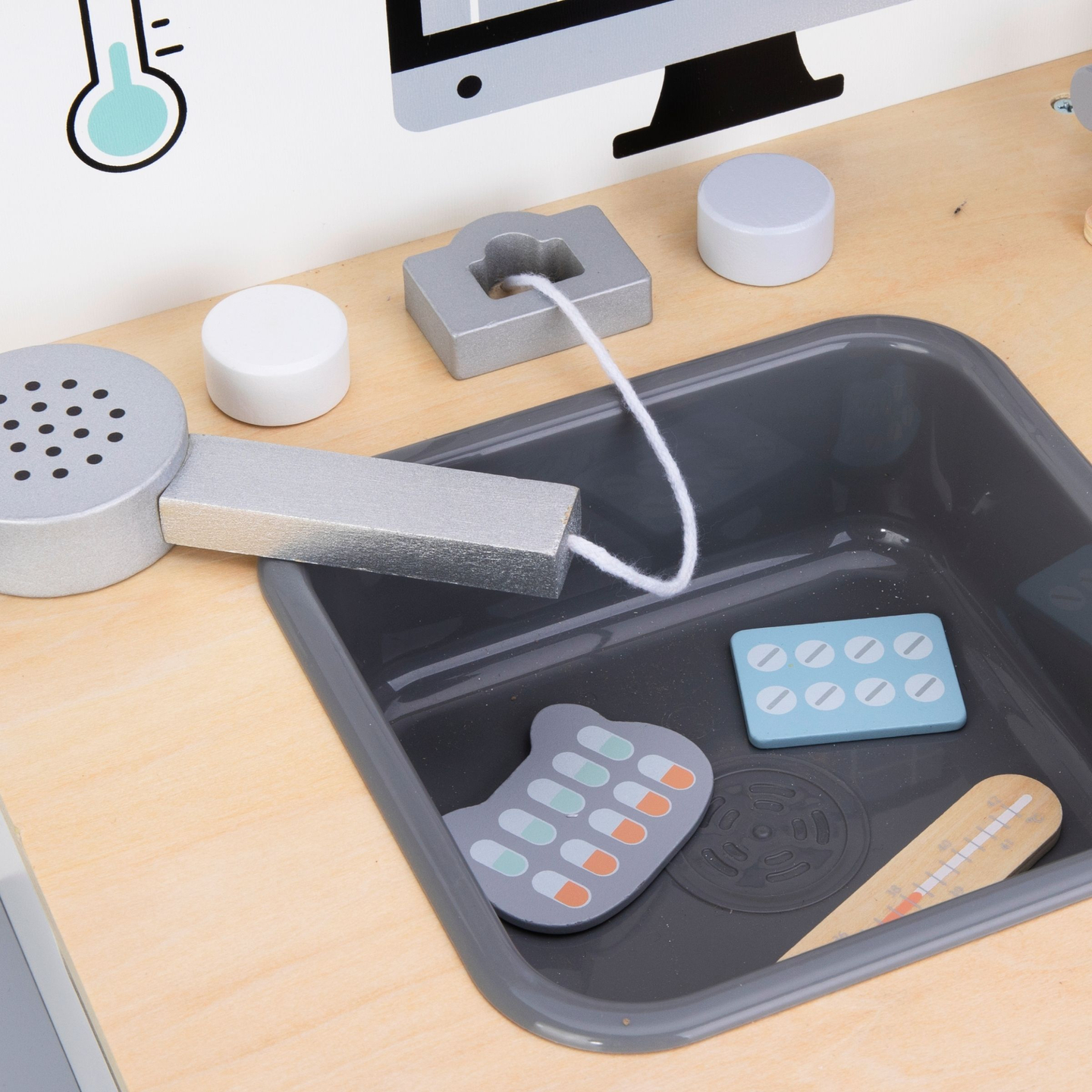 Bolnišnica za živali - leseni set