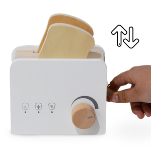 Leseni opekač kruha z dodatki