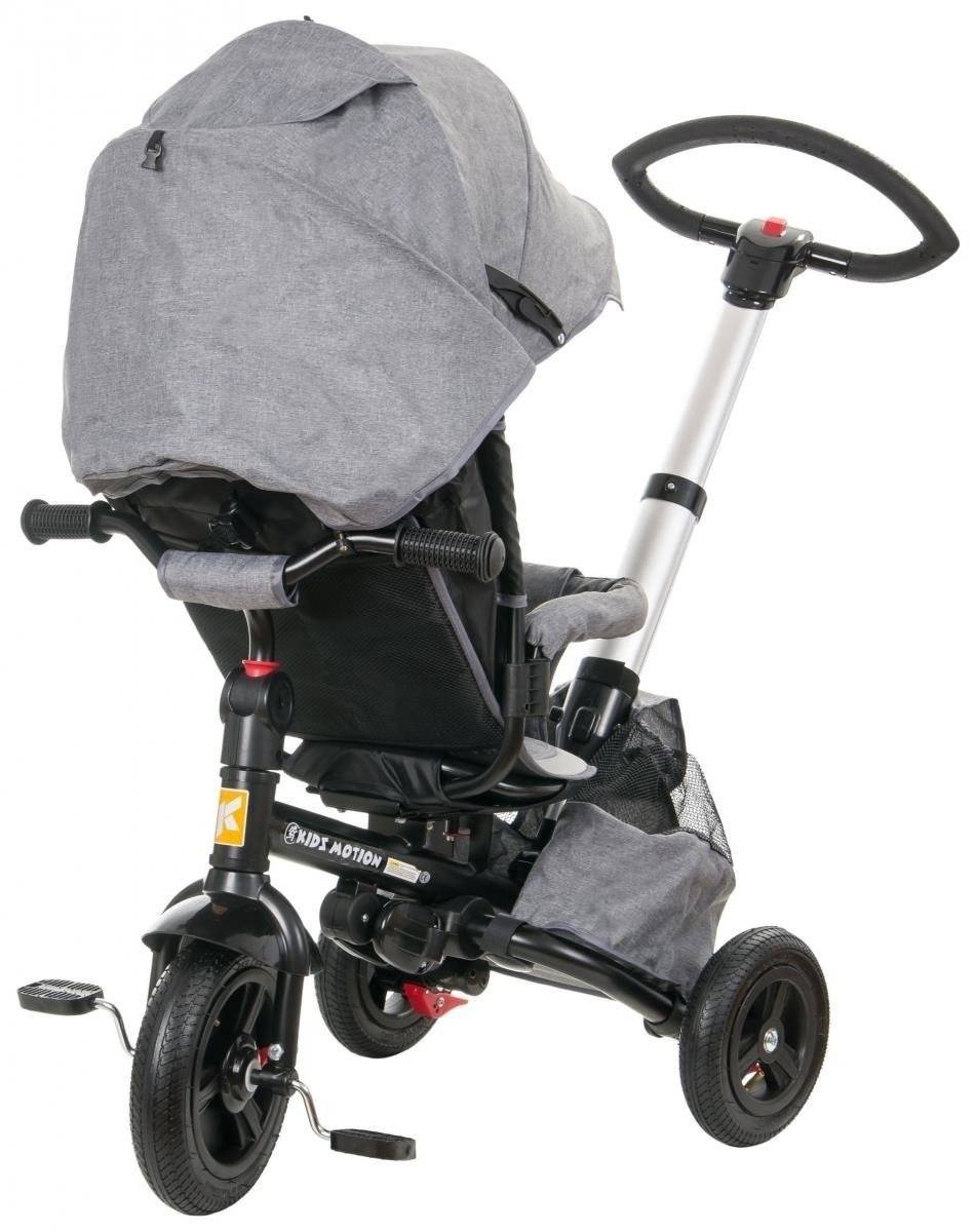Tobi Velar tricikel + dežna folija - siva