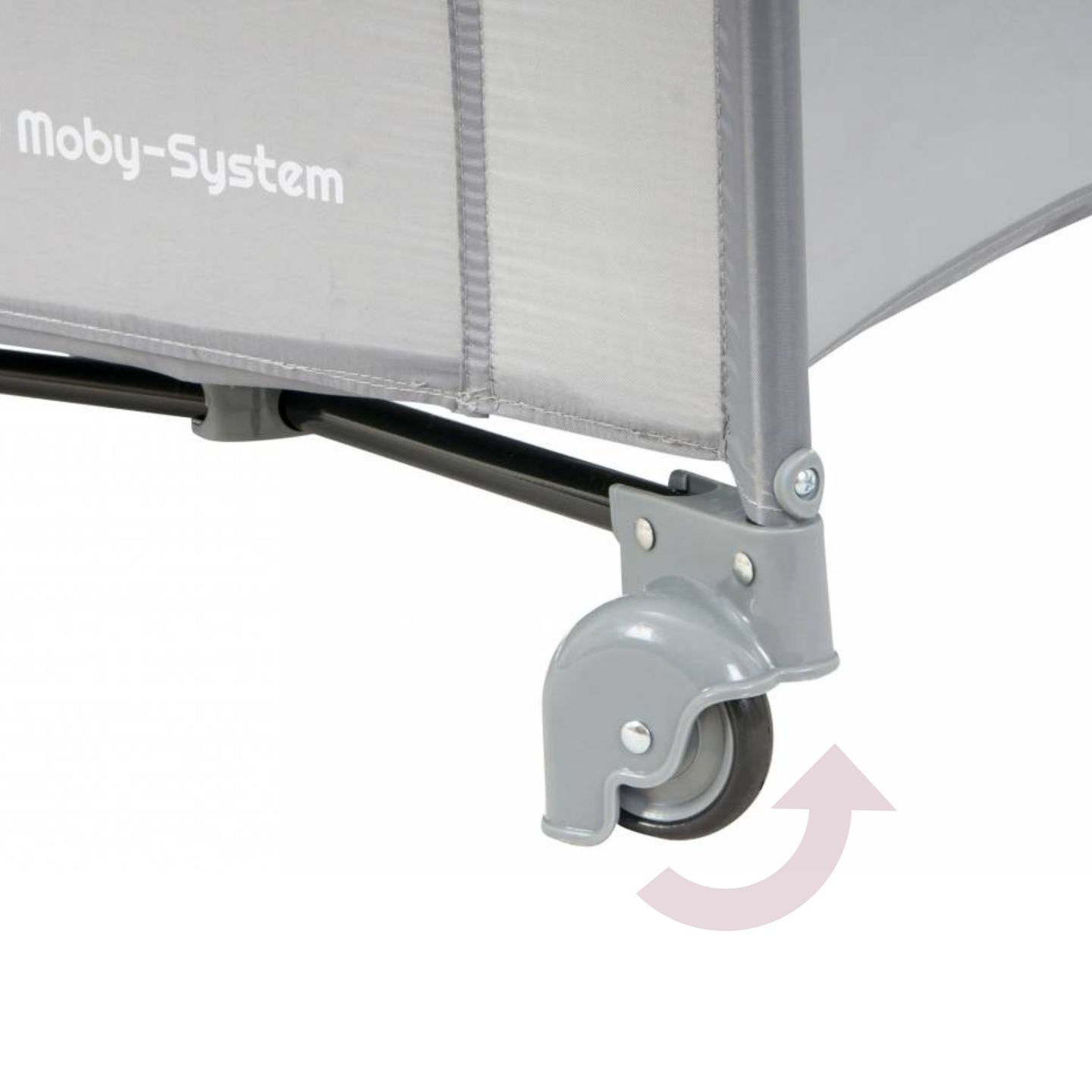 Potovalna posteljica Happy Traveller BASIC - siva