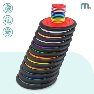 Pisani senzorični diski za otroke - 24 kosov