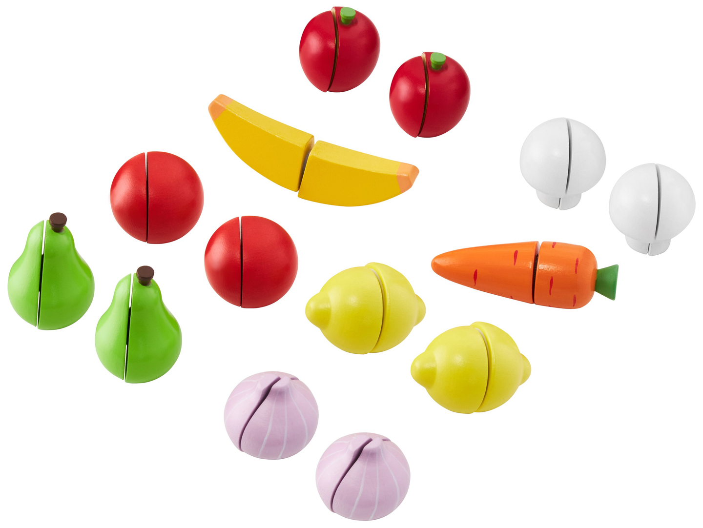 Velika lesena trgovina - stojnica in gledališče 2 v 1 s tehtnico, plačilnim terminalom, sadjem in zelenjavo