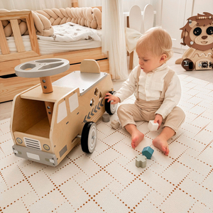 Leseno kolo, avto, avto z bloki