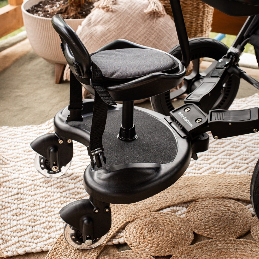 MR BUGGY podaljšek invalidskega vozička s sedežem - LED kolesa