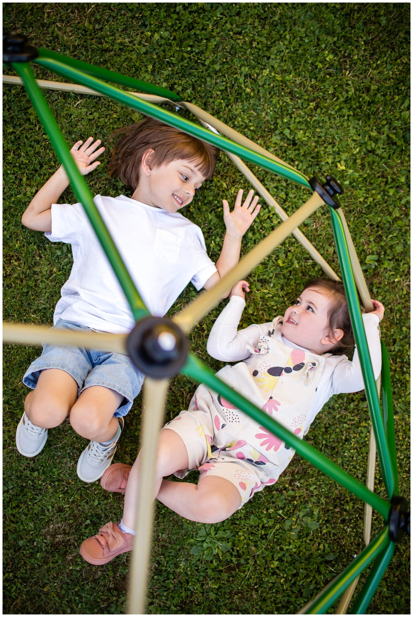 Otroška plezalna kupola HyperMotion XL, geodom, vrtno igrišče, premer: 1,8 m