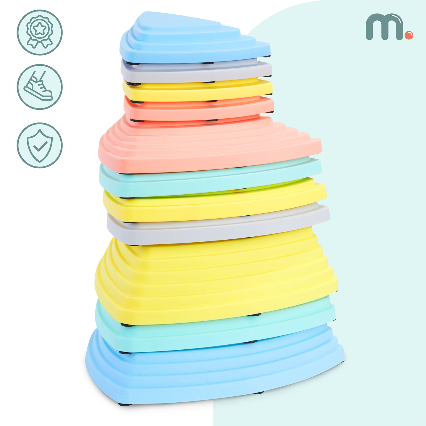 Barvni balansirni kamni - 11 kosov