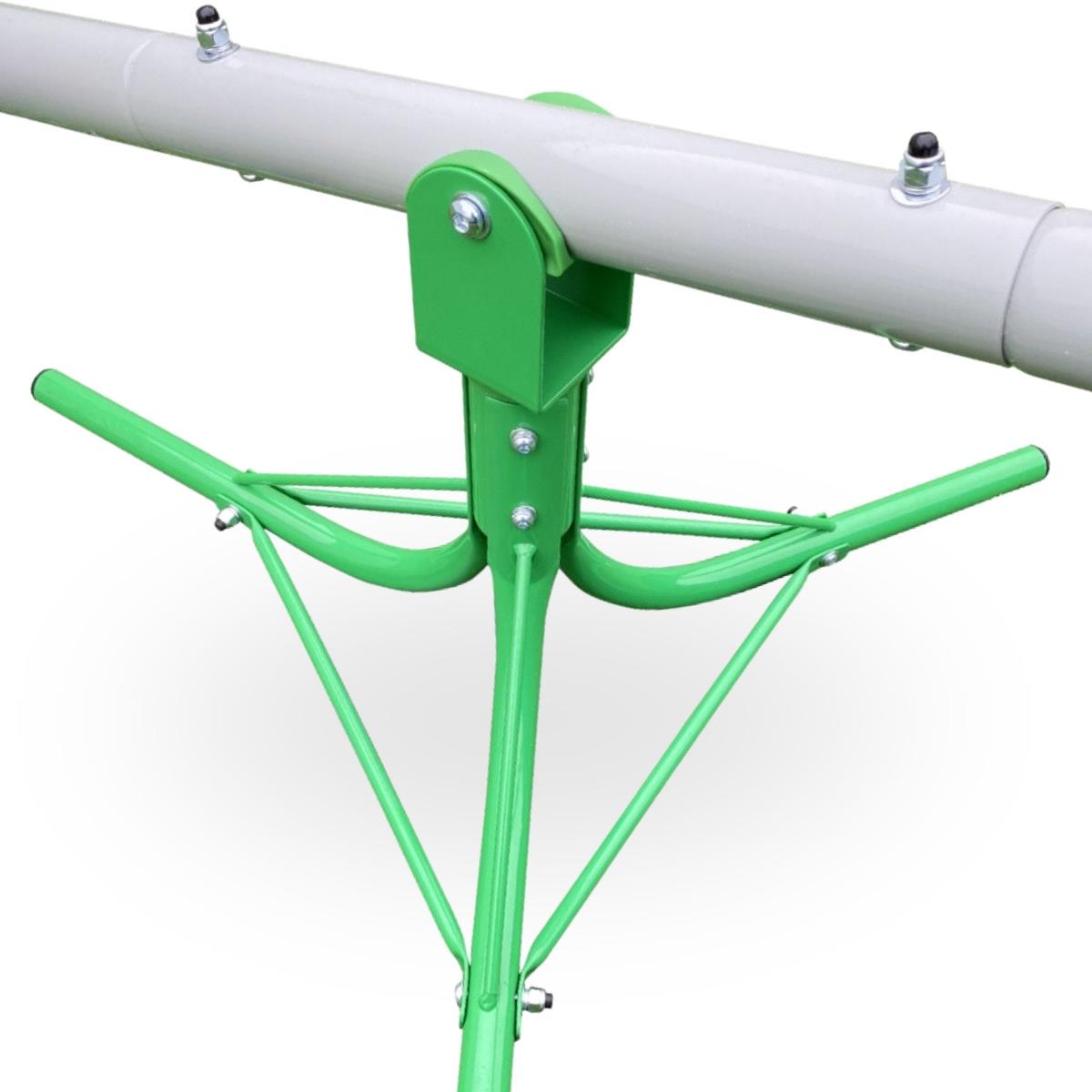 Vrtna gugalnica 2 v 1, ravnotežna gred za 2 osebi s 360-stopinjskim vrtiljakom