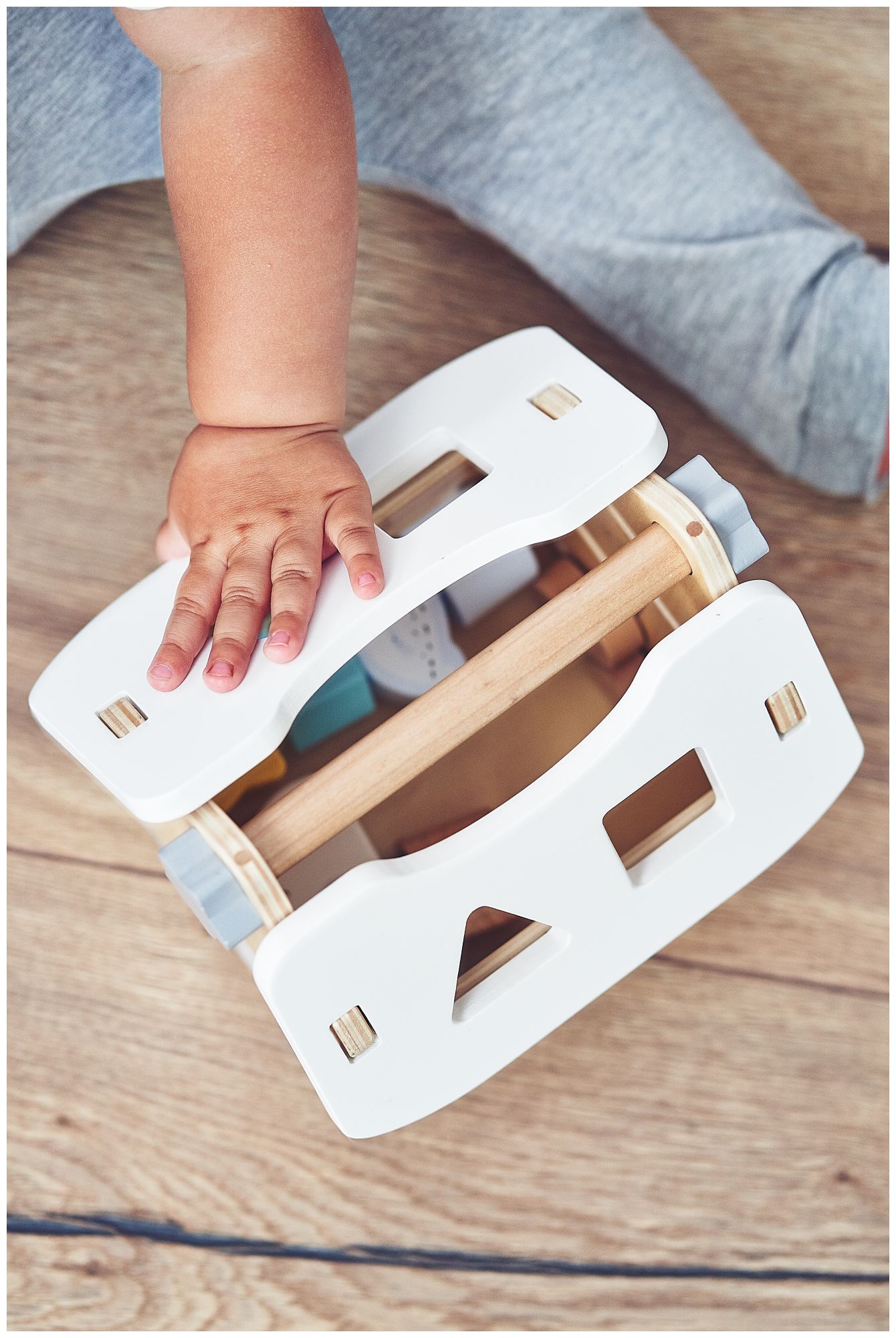 Sorter - izobraževalna lesena hiška z bloki