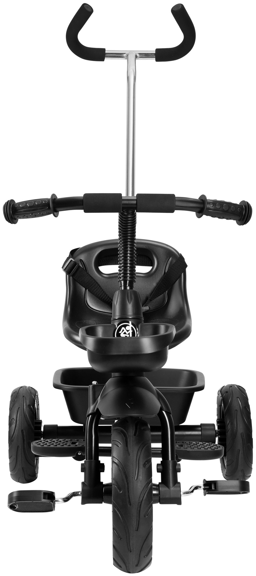 HyperMotion TOBI VECTOR tricikel - večna napihljiva kolesa + tlačilka. Barva: črna.