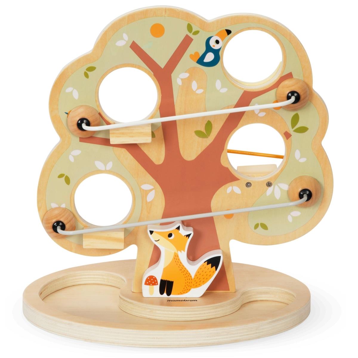 Lesena kroglica za drsenje - Zeleno drevo