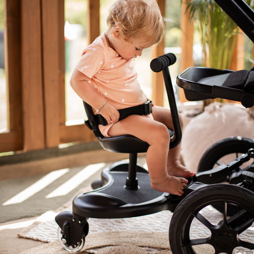 MR BUGGY podaljšek invalidskega vozička s sedežem - LED kolesa