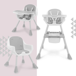 Moby-System Magnolia 2-v-1 nastavljiv otroški stolček - siv