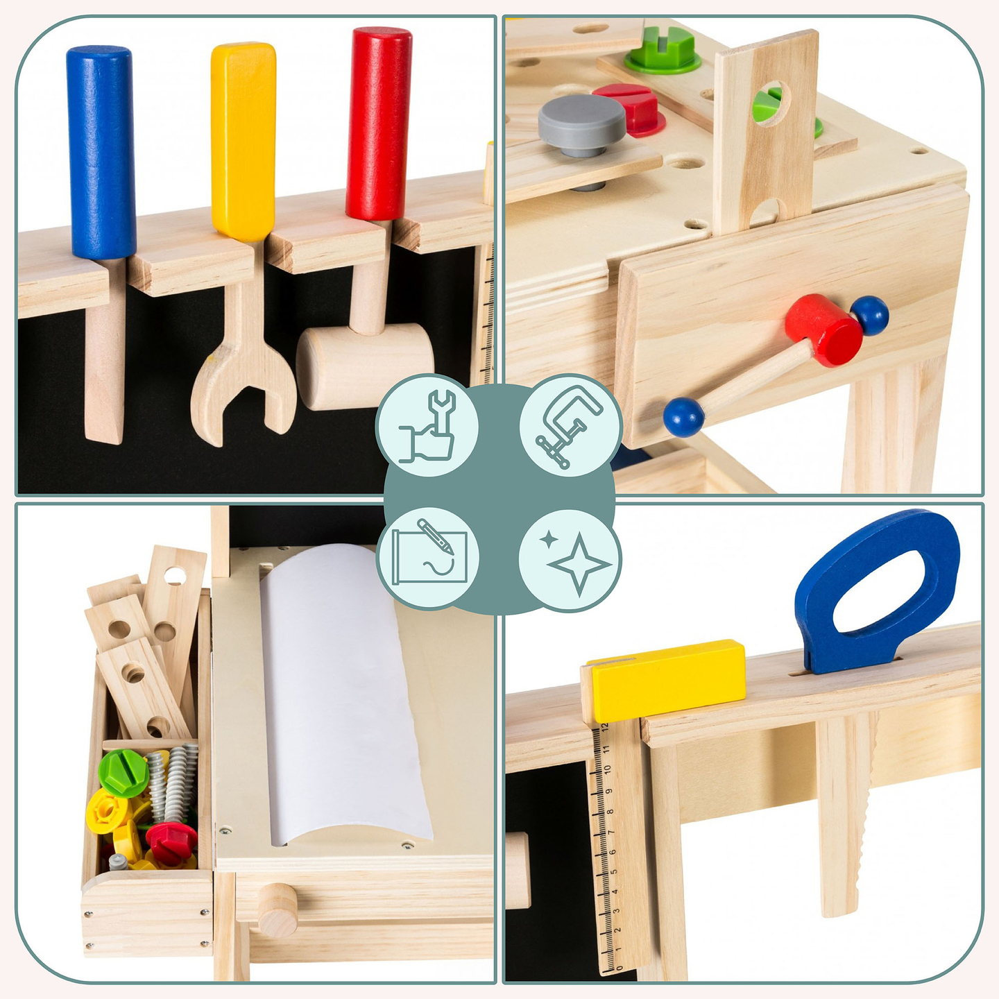 Leseni set za domače mojstre XXL - 75 kosov