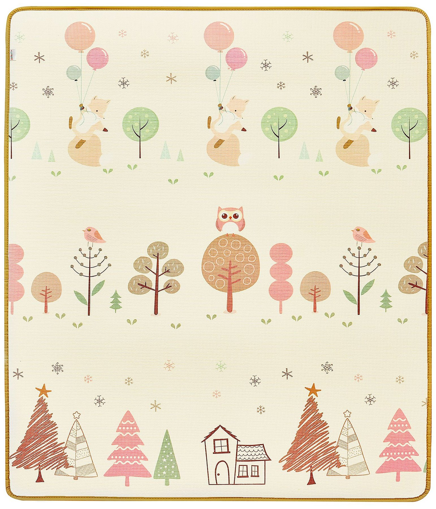 Dvostranska podloga iz pene XXL - zvitek 1 CM (gozd in gore)