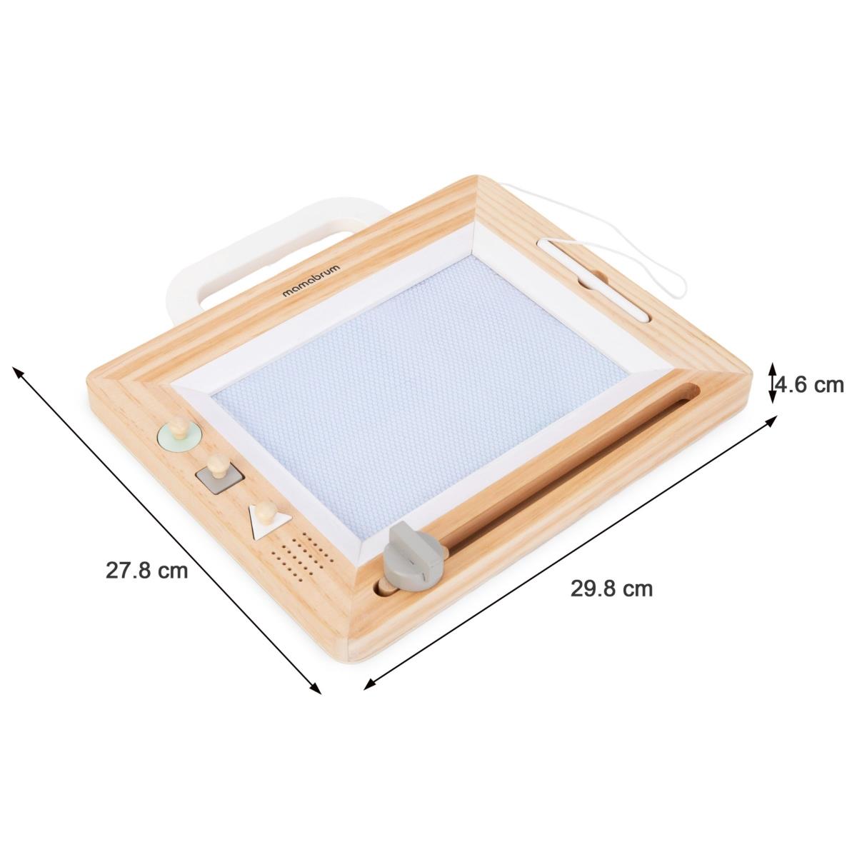 Lesen scrapbook s štampiljkami - risalna tabla