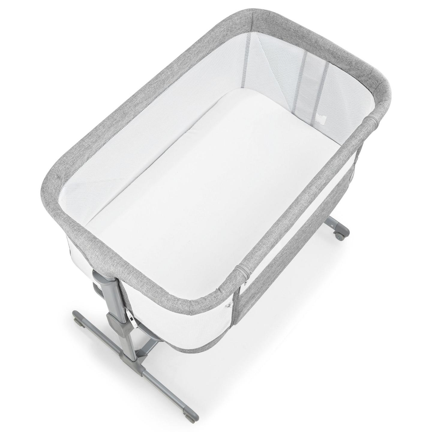 Podaljšek za otroško posteljico Moby-Sistem LUNA 3v1 - siva