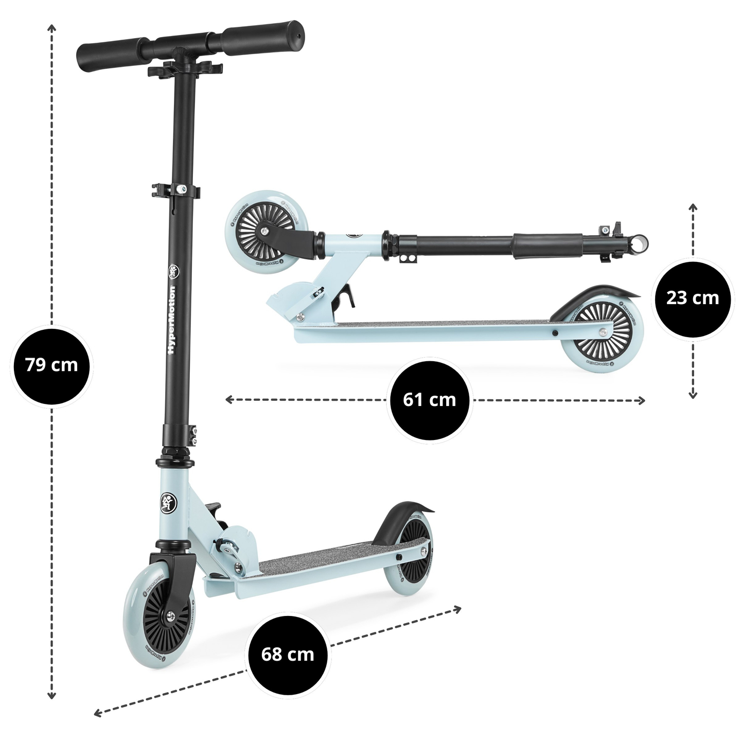 Dvokolesni skuter WILLY 3-8 let iz HyperMotion - mint