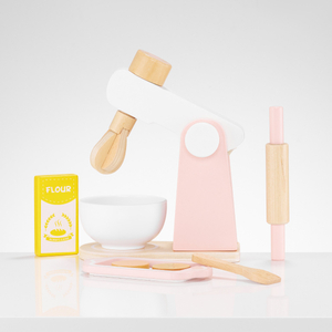 Leseni mešalnik za testo z dodatki, za otroke