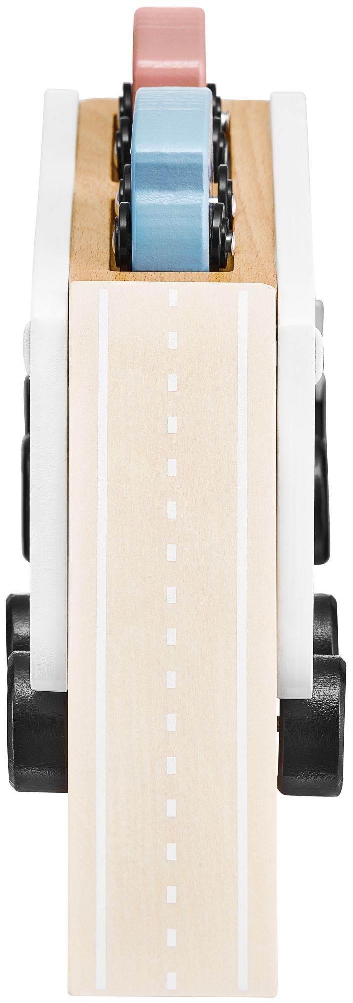 Lesen tovornjak s prikolico s 4 avtomobili