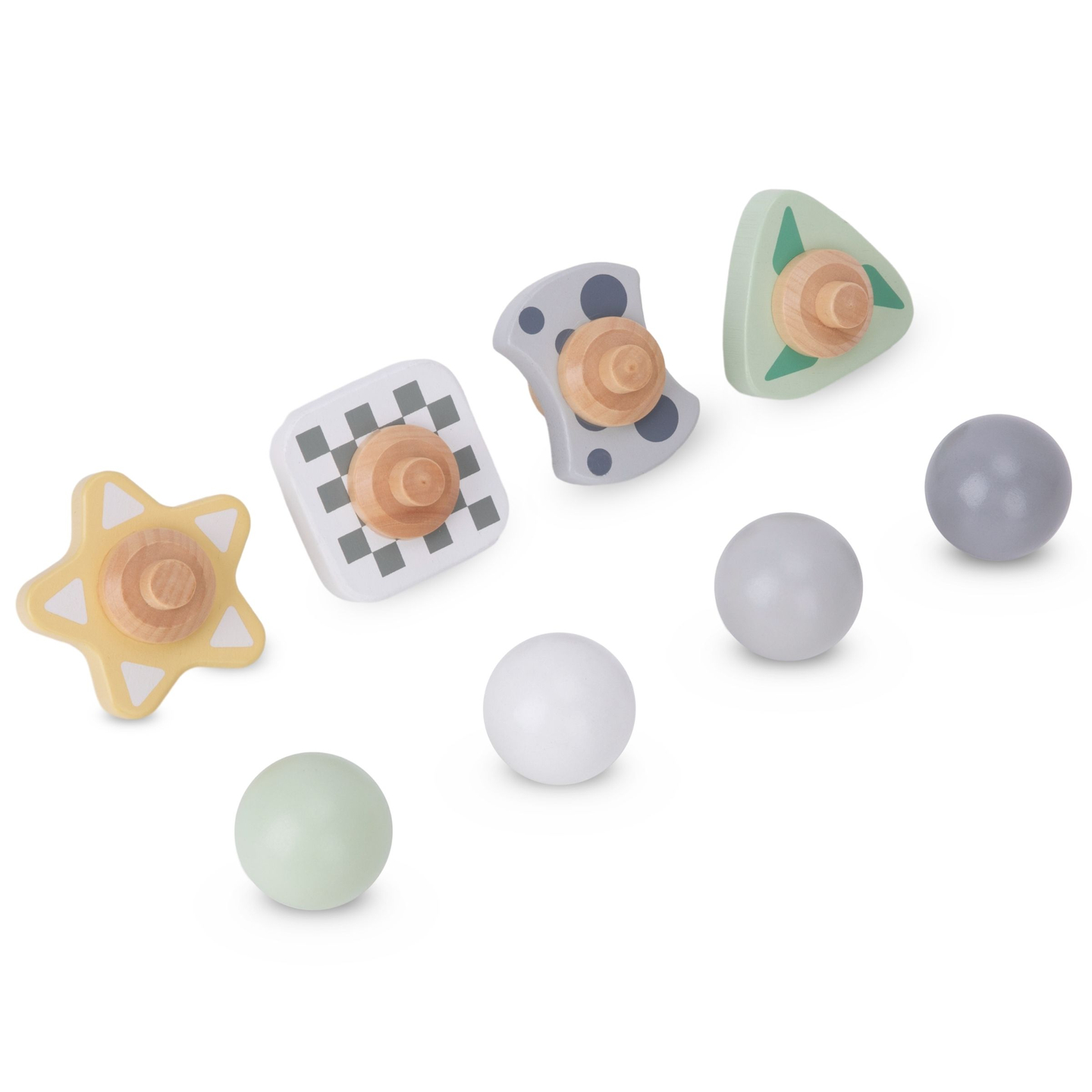 Velika lesena cesta v slepi ulici - tobogan z vrtečimi se elementi