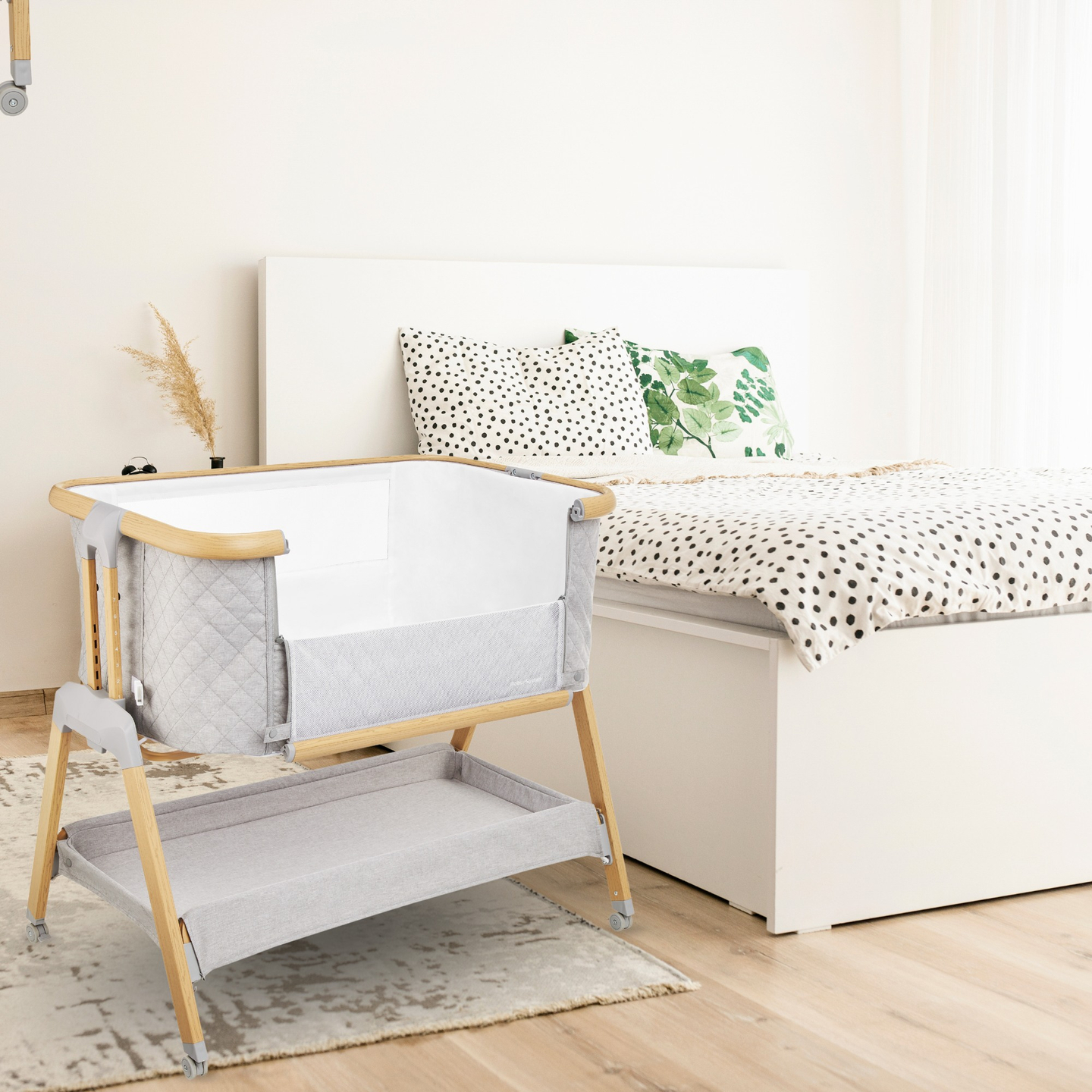 Potovalna posteljica, prostostoječa, 3 v 1 - Moby-Sistem DREEMY