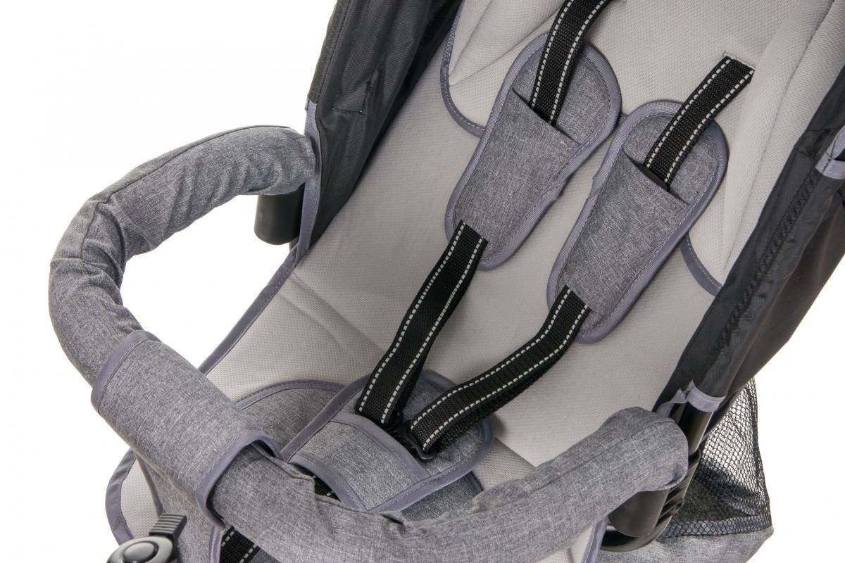 Tobi Velar tricikel + dežna folija - siva