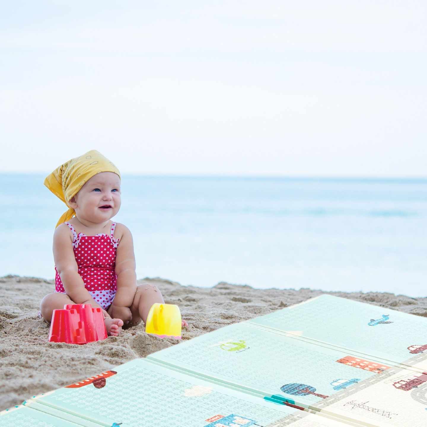 Dvostranska penasta podloga XXL - zložljiva 1 CM (gorska in cestna)