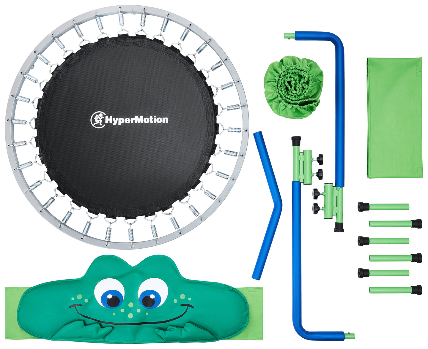 Frog - mini trampolin za otroke - z ročajem - največ 50 kg - 91 cm - za dom in vrt